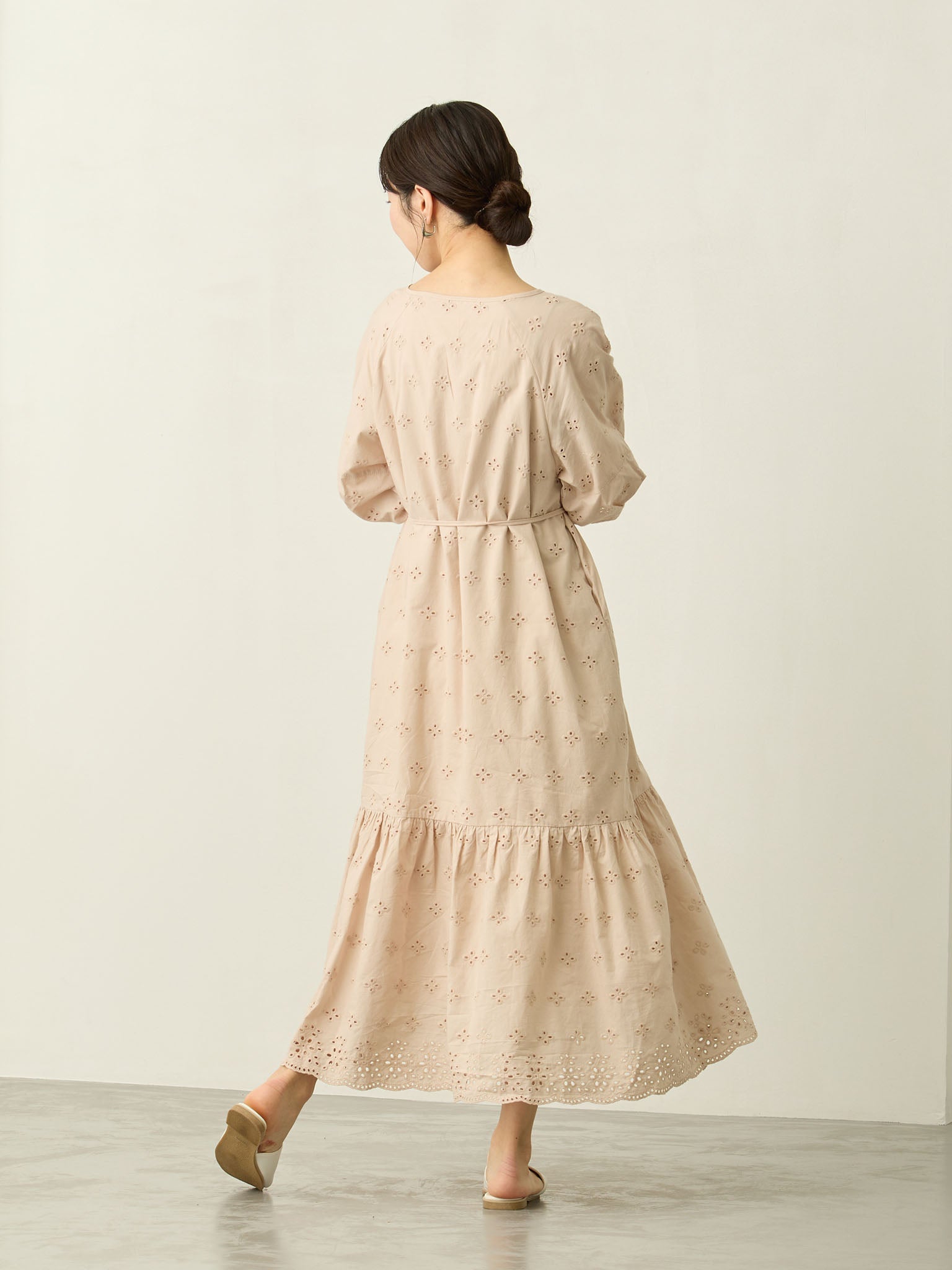 コットンレースワンピース Beige – honono for mom&baby