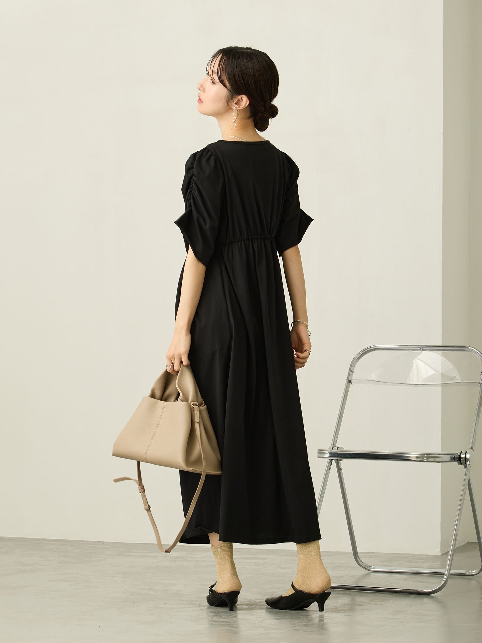 ひんやりTシャツワンピース2 Black – honono for mom&baby