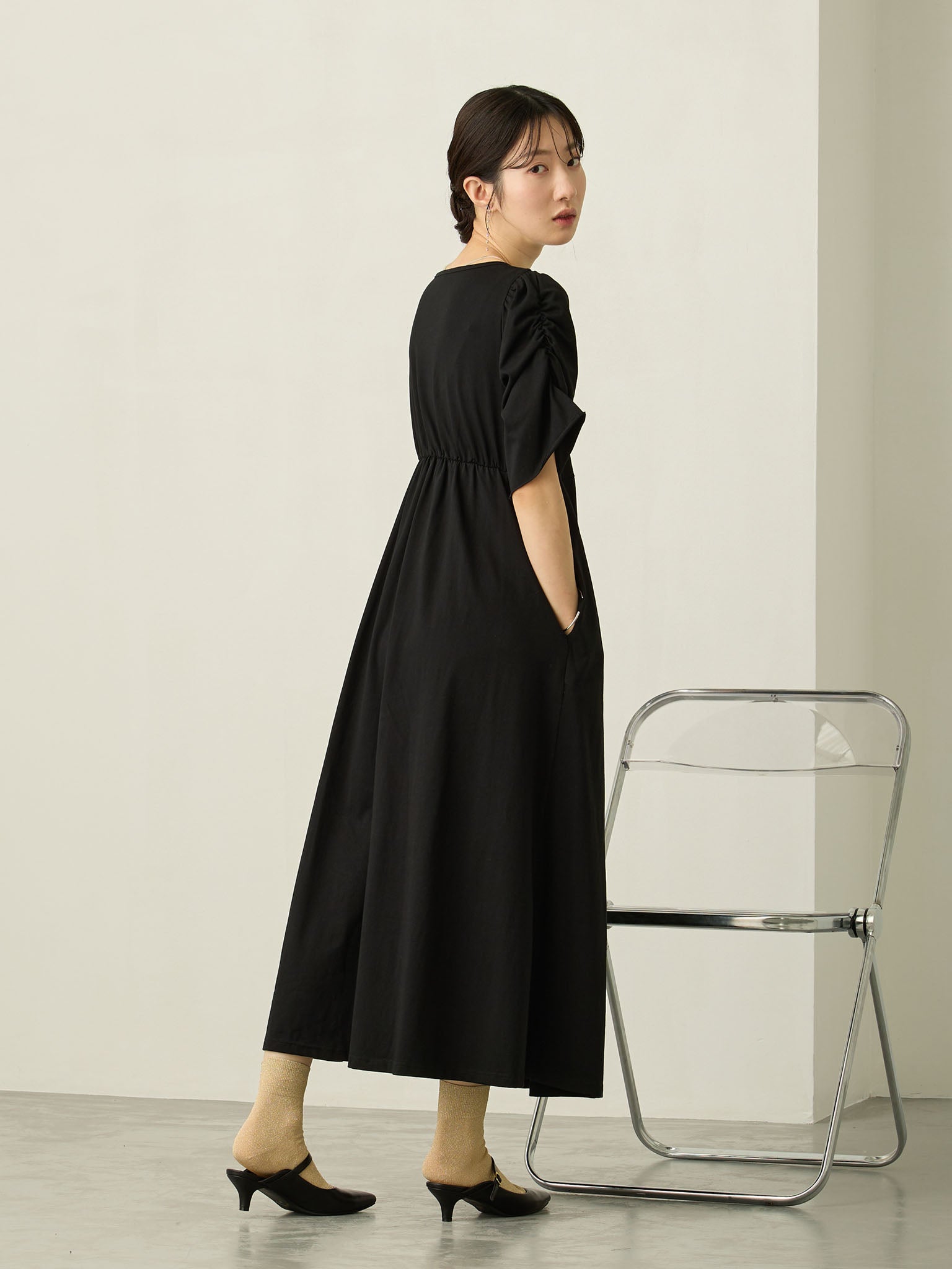 ひんやりTシャツワンピース2 Black – honono for mom&baby