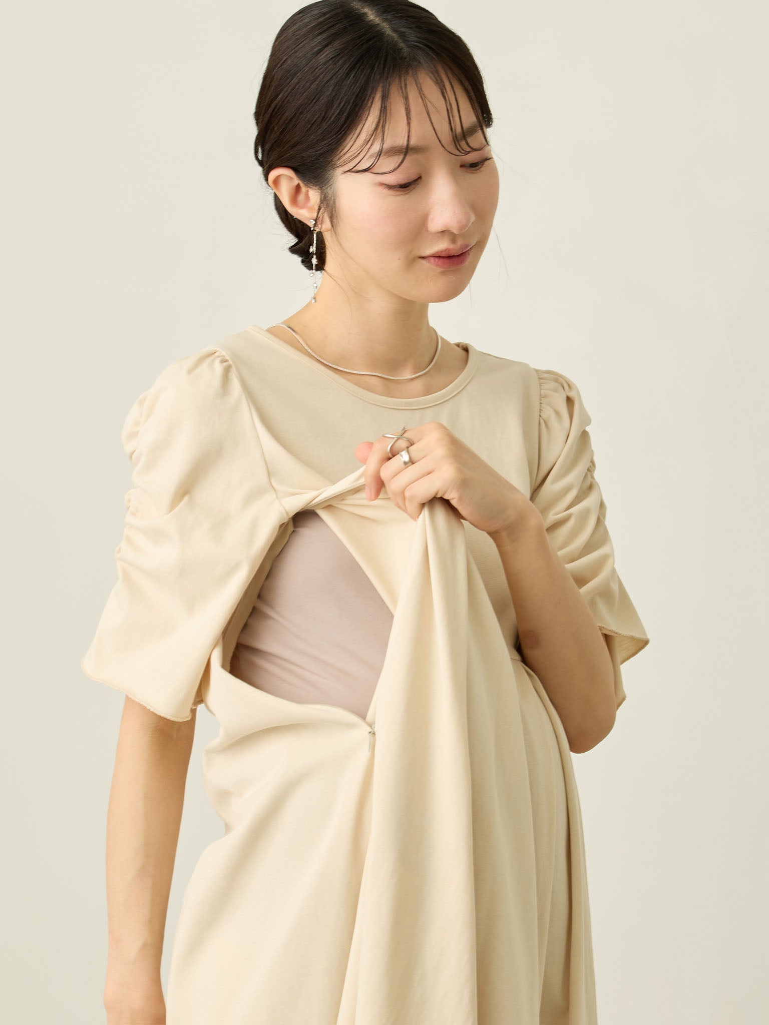 ひんやりTシャツワンピース2 Black – honono for mom&baby