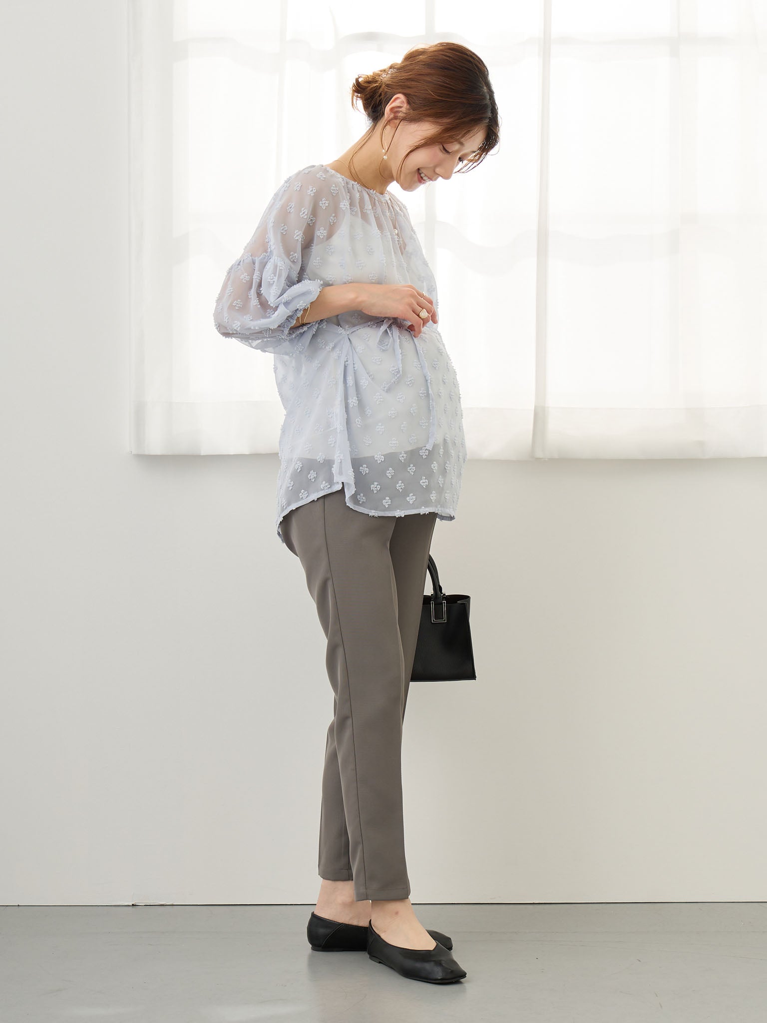 ドライタッチテーパードパンツ Gray – honono for mom&baby