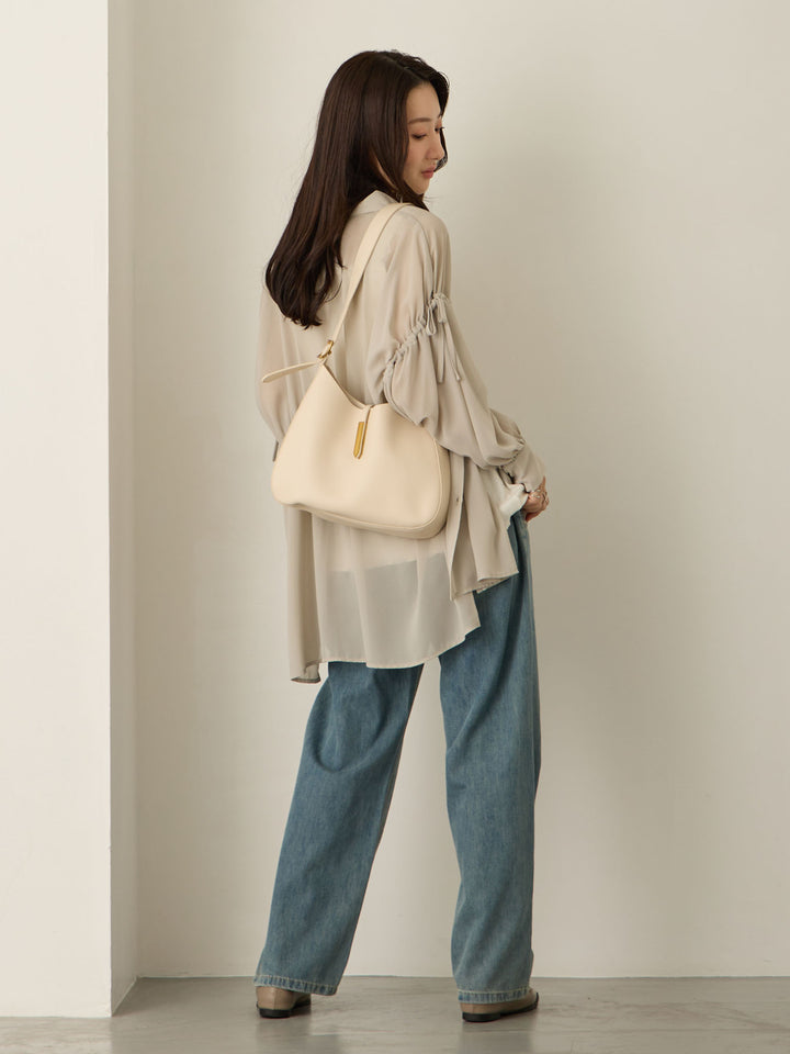 浅色牛仔长裤 蓝色