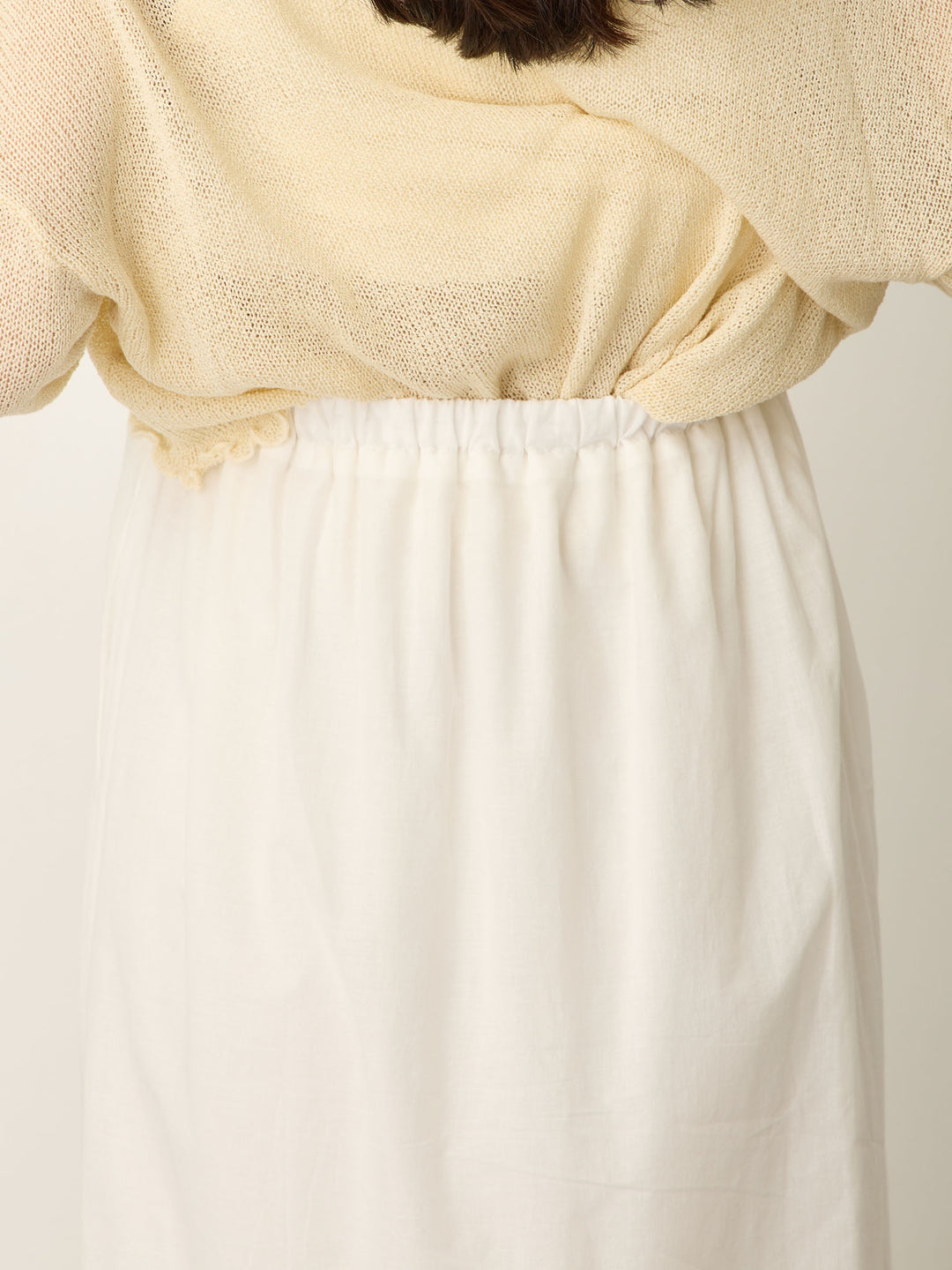 炭灰色棉质蕾丝裙