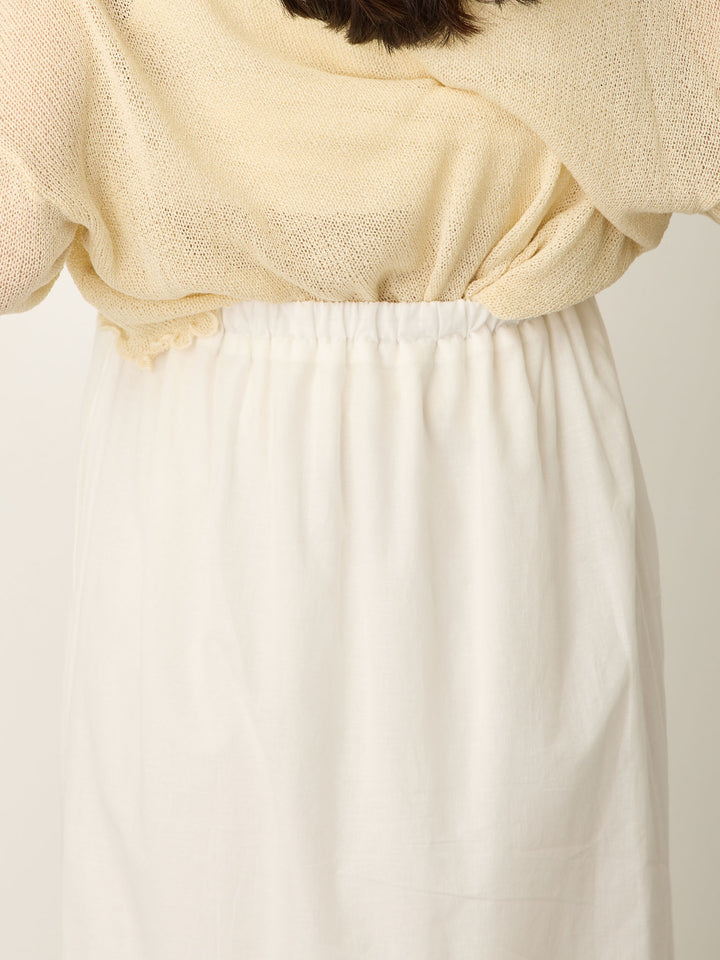 炭灰色棉质蕾丝裙