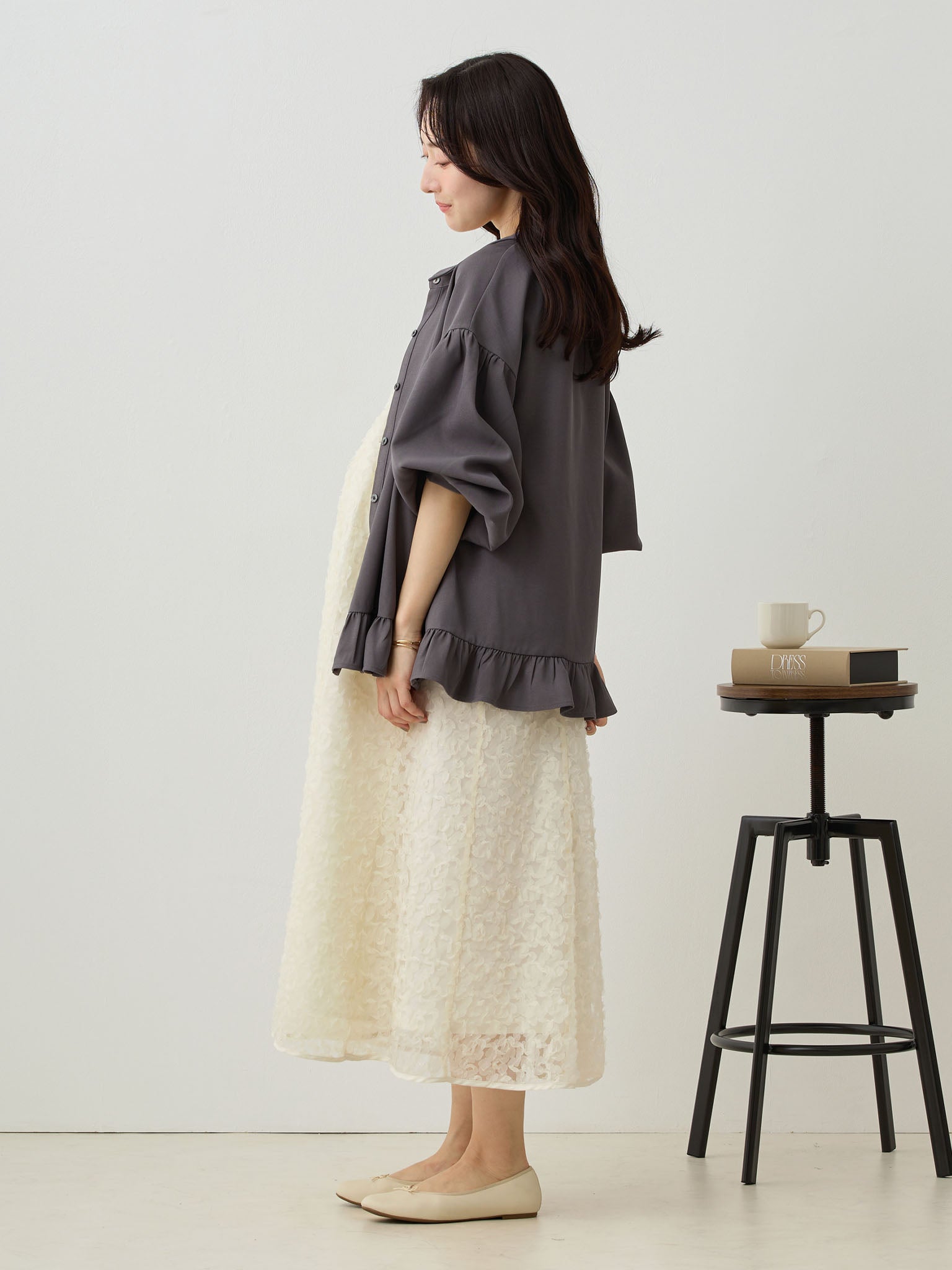 カシュクールレースキャミワンピース Ivory – honono for mom&baby
