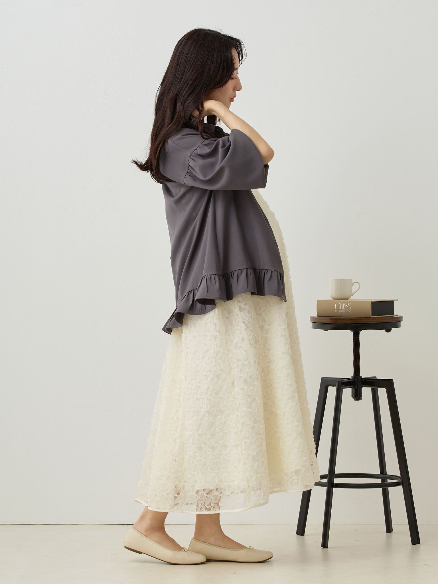 カシュクールレースキャミワンピース Ivory – honono for mom&baby