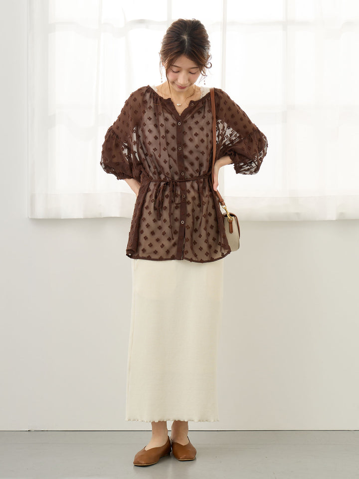 シアーチュニック Brown