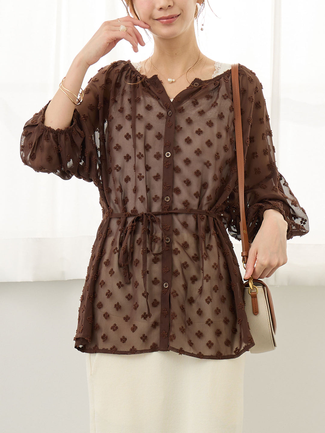シアーチュニック Brown