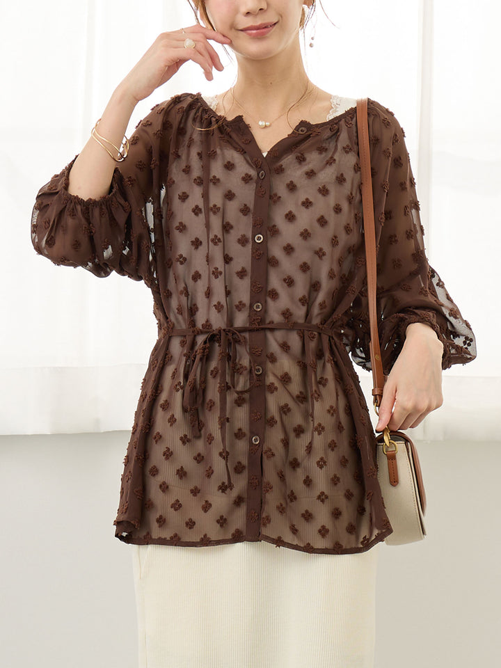 シアーチュニック Brown