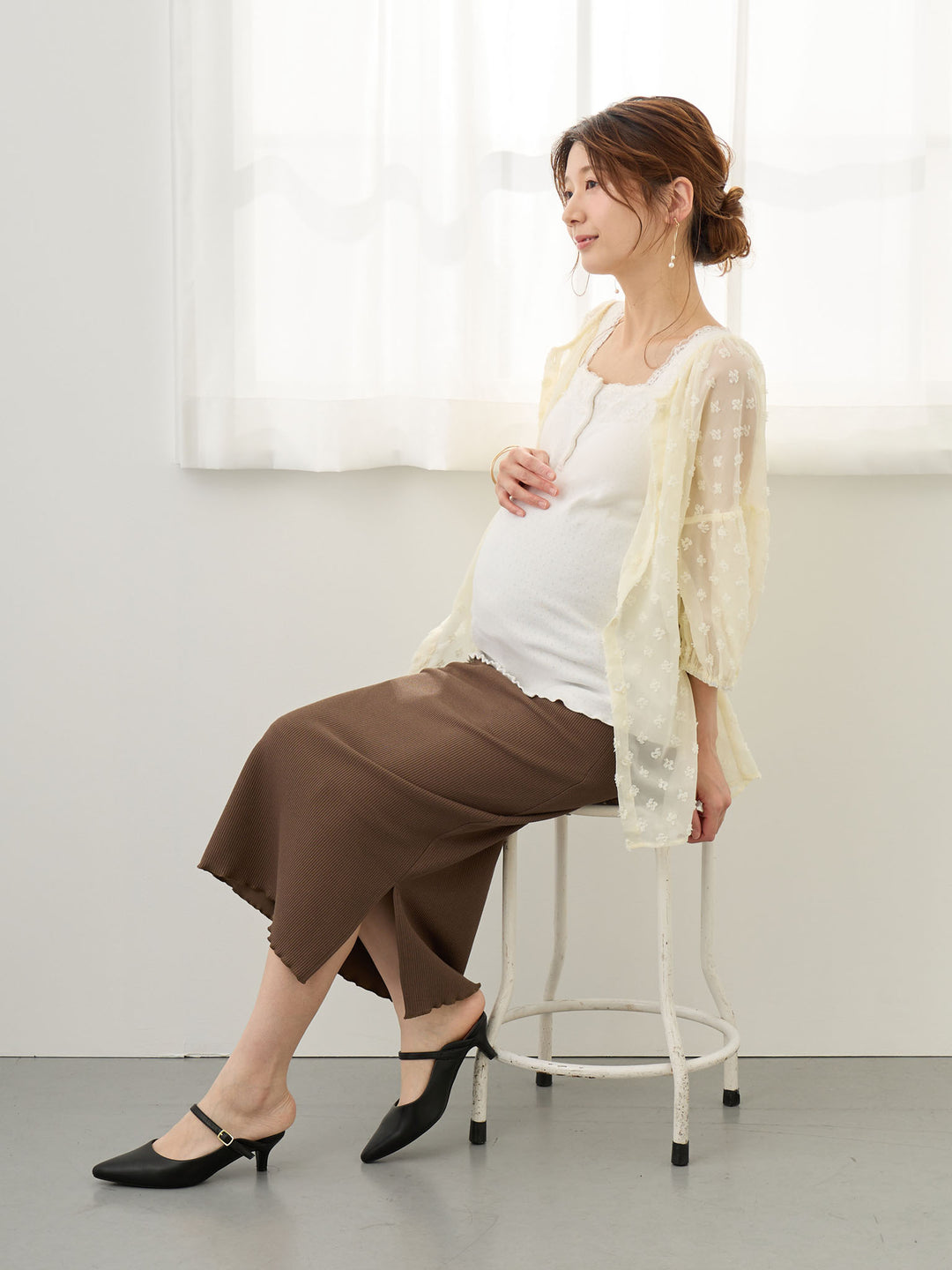 シアーチュニック Ivory