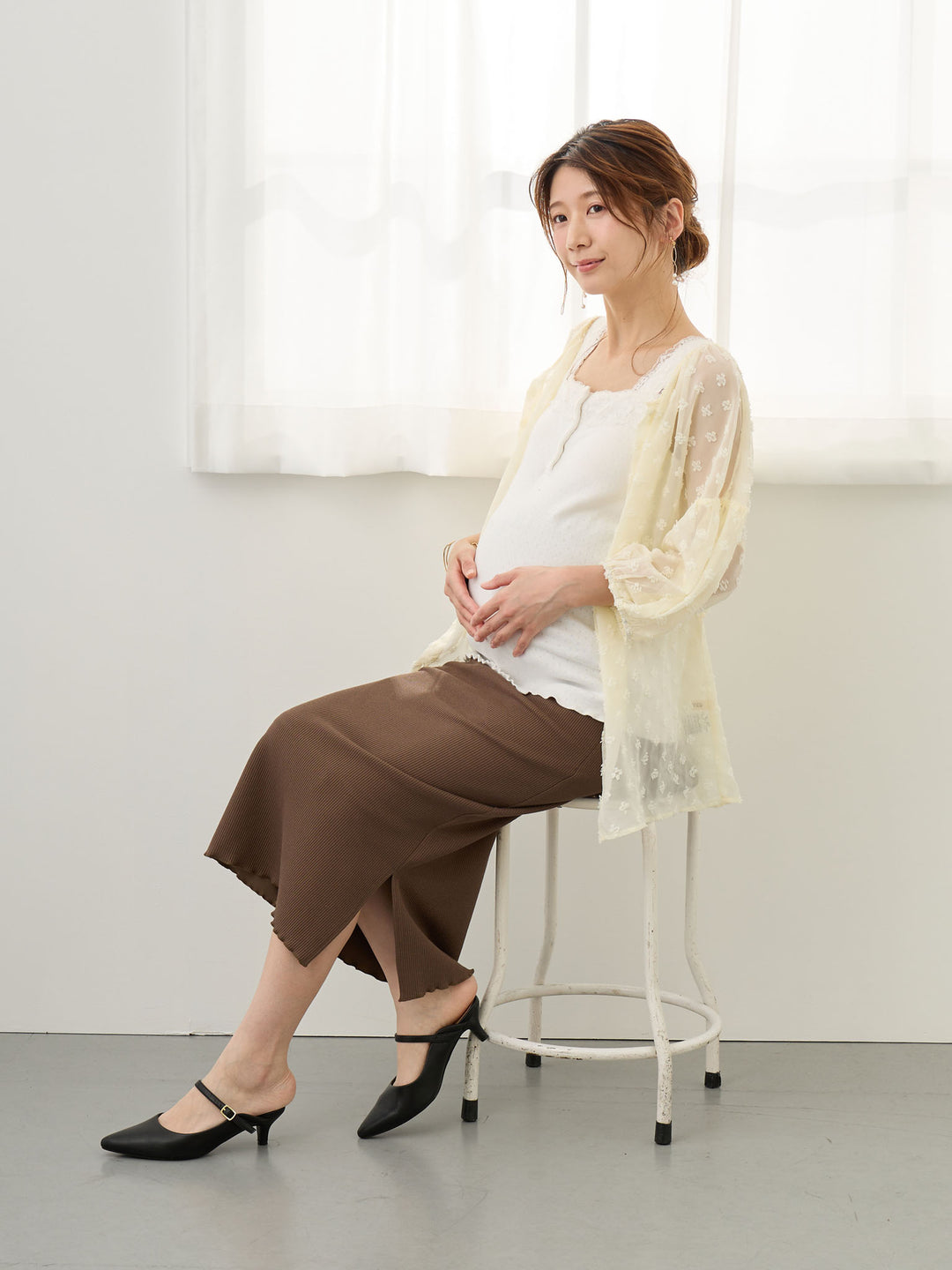 シアーチュニック Ivory