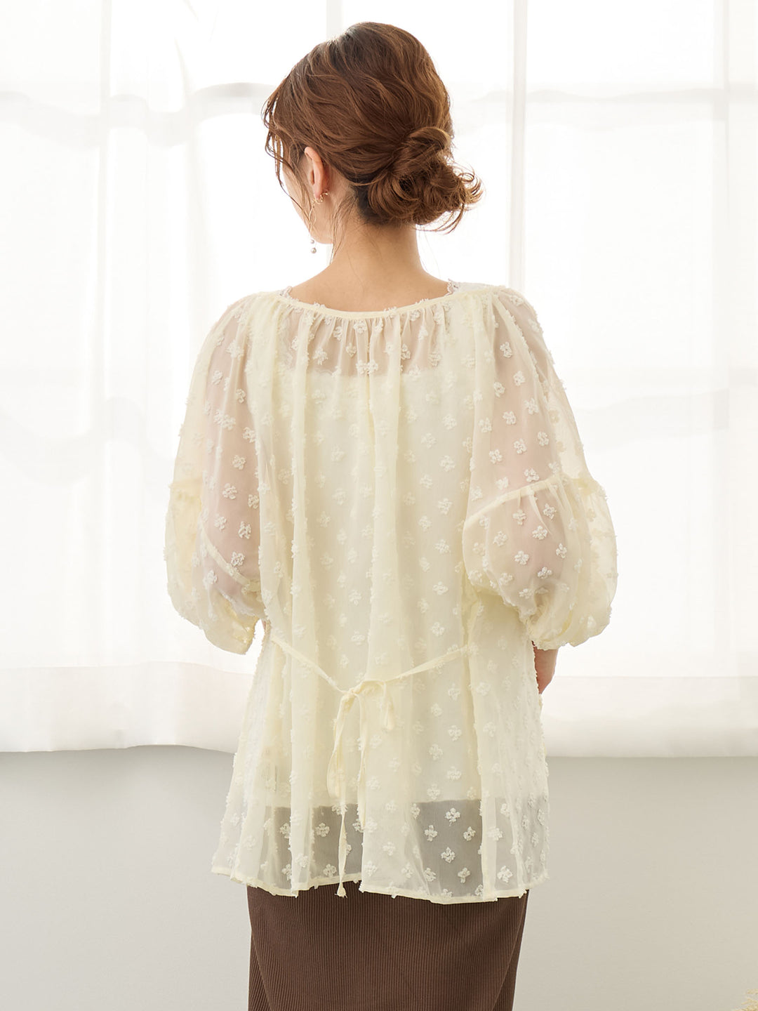 シアーチュニック Ivory