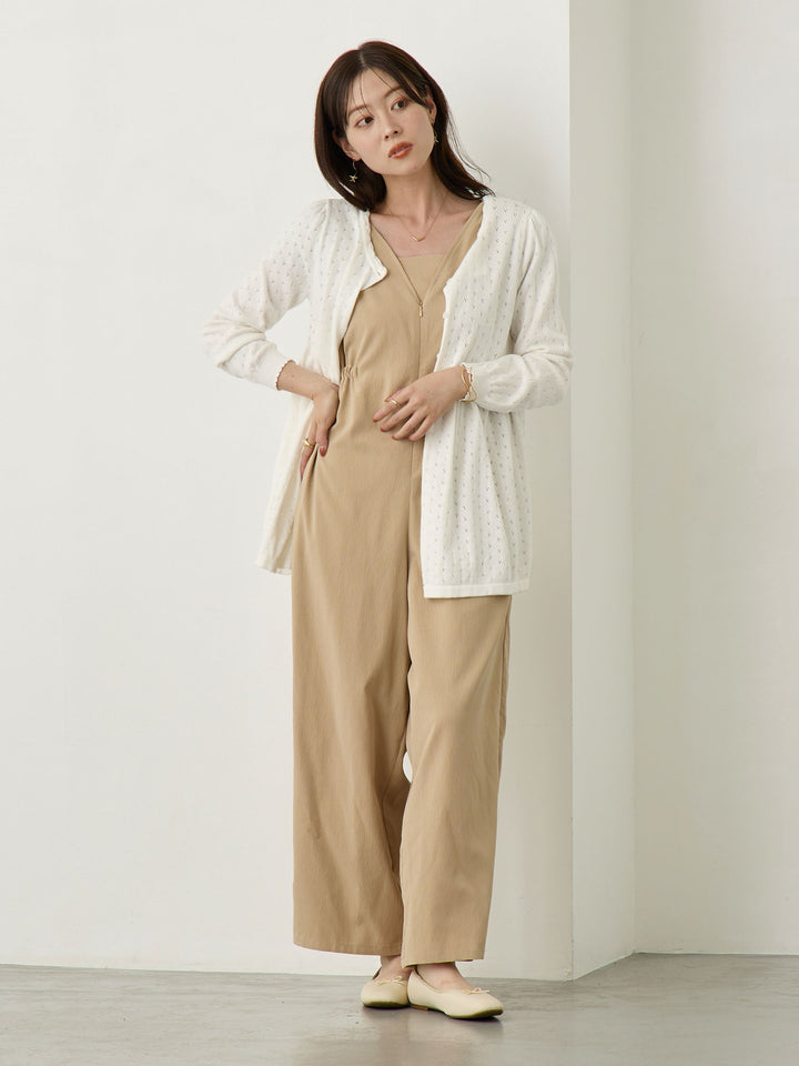 2wayアイレットカーディガン Ivory