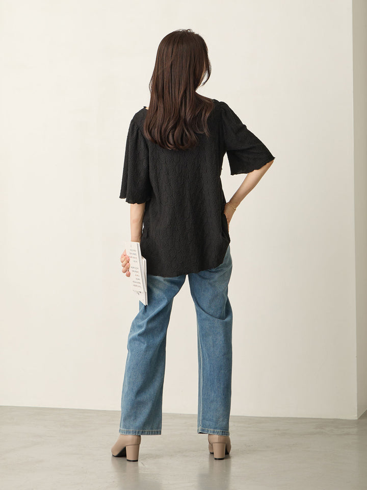 デニムロングパンツ Blue