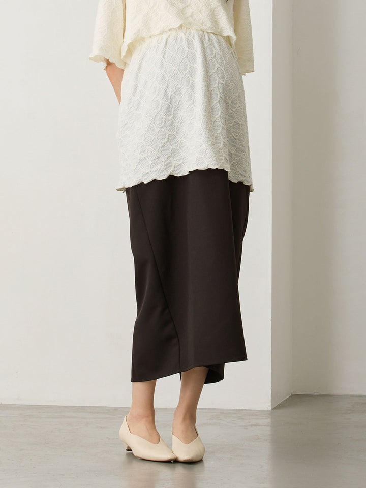 セレモニー対応・マタニティタイトスカート Black