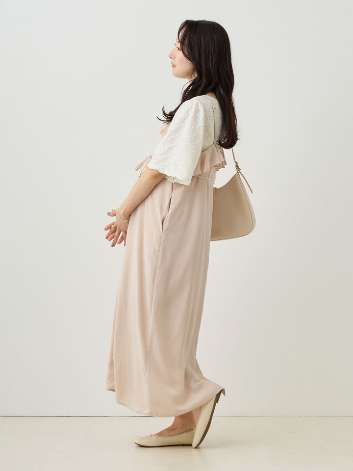 メローデザイン半袖トップス White