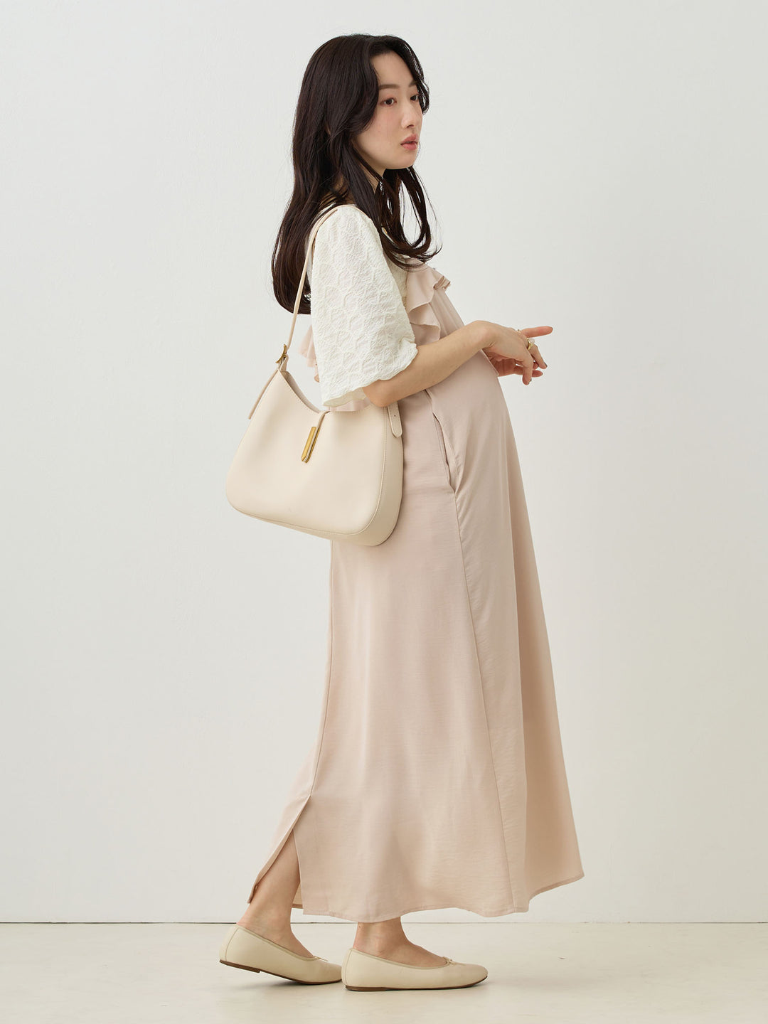 メローデザイン半袖トップス White