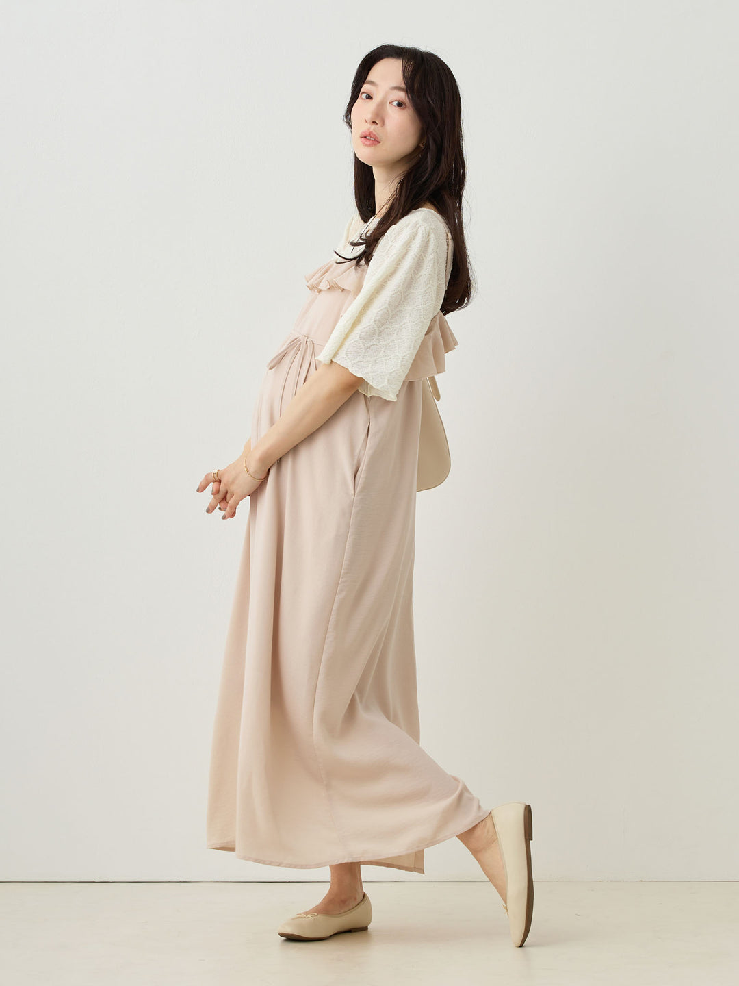 メローデザイン半袖トップス White
