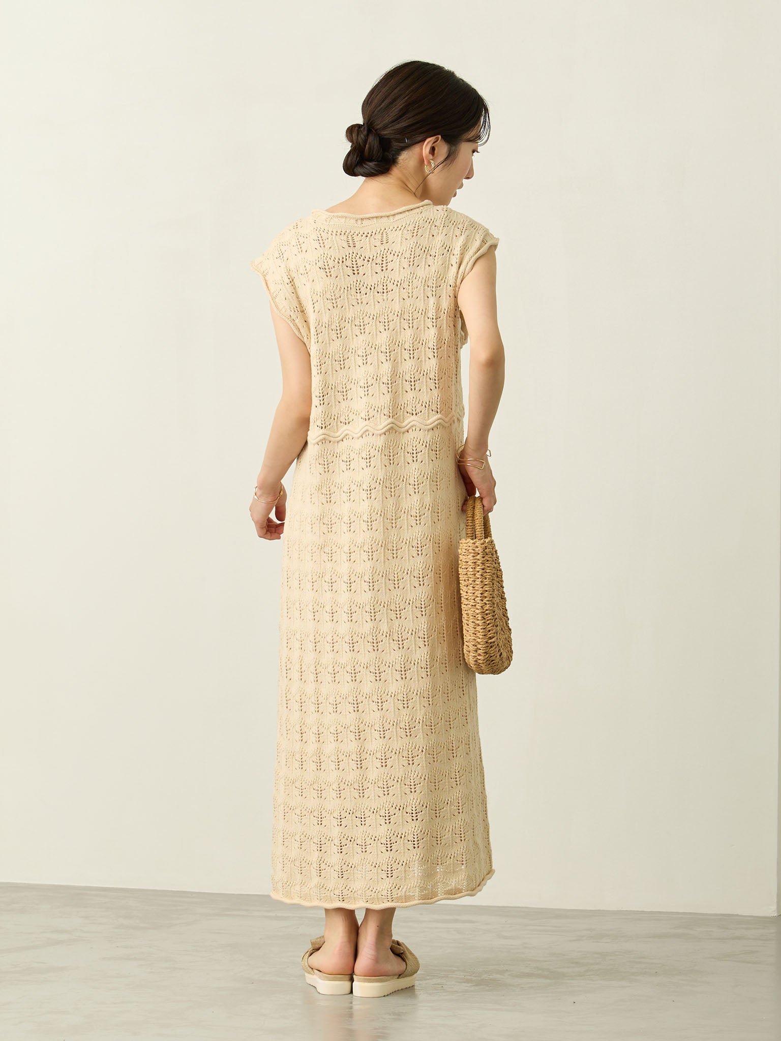 クロシェワンピース Beige – honono for mom&baby
