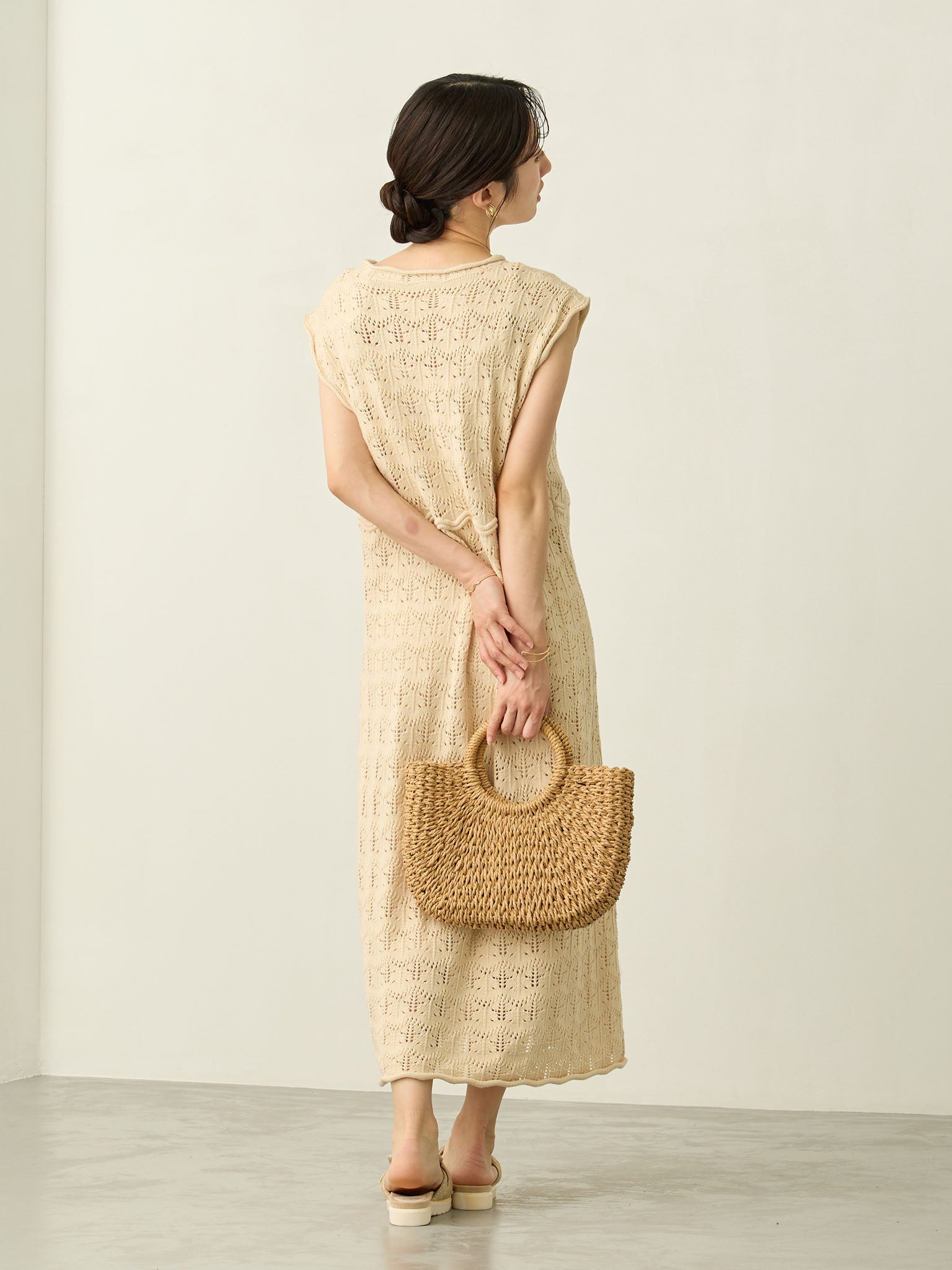 クロシェワンピース Beige – honono for mom&baby