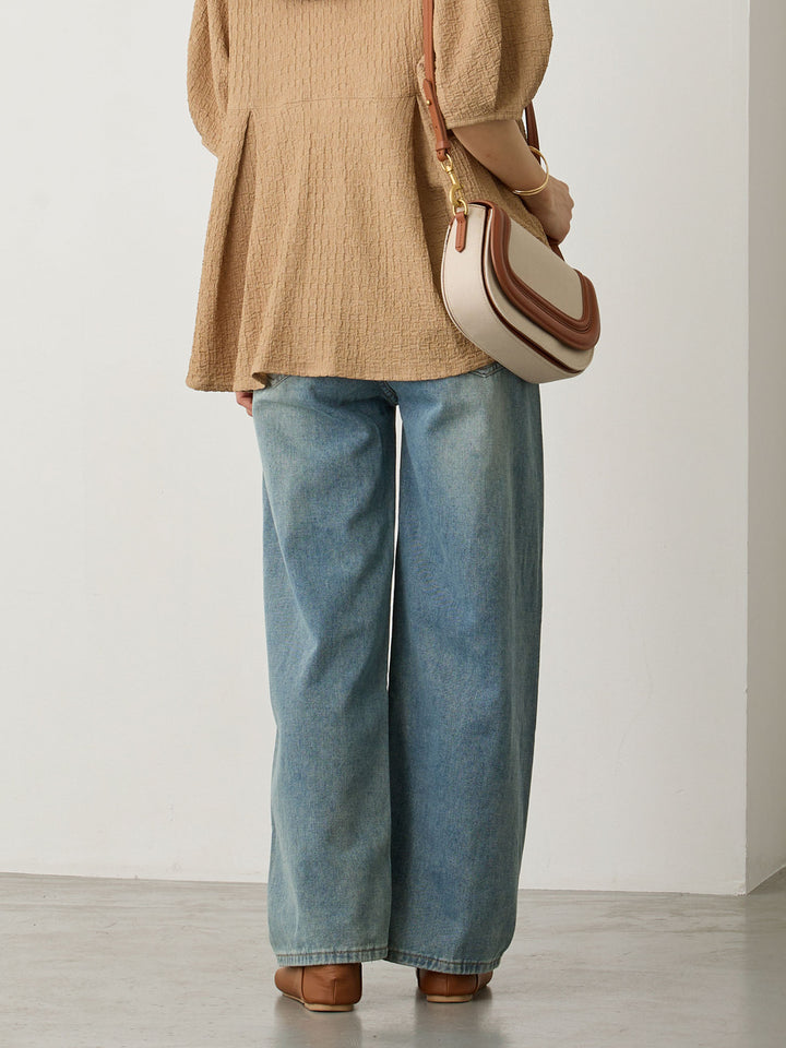 Maternity Curve Denim Pants - Blue