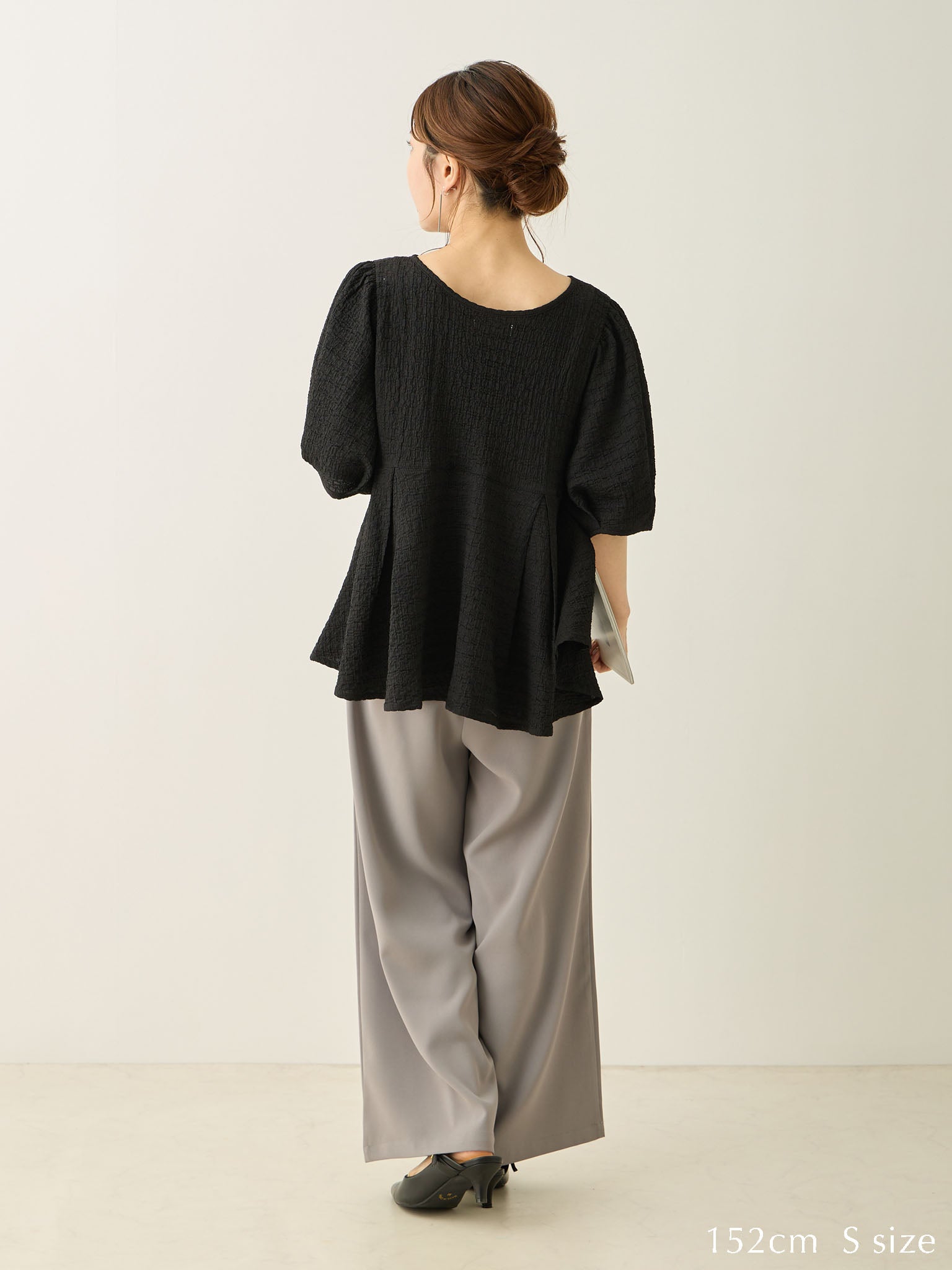イージーワイドパンツ Gray – honono for mom&amp;baby