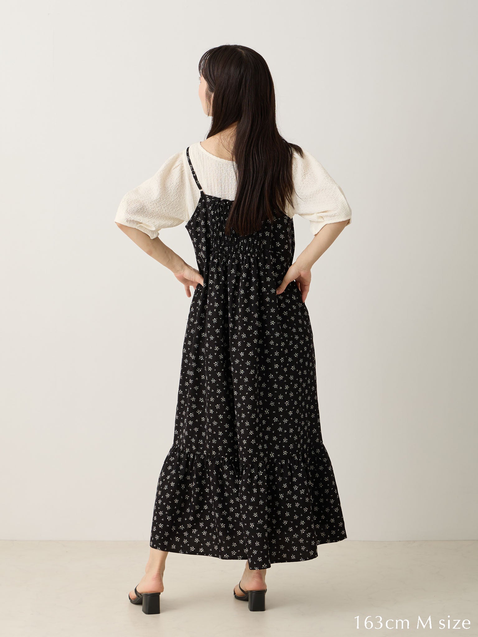 フロントボタンキャミワンピース Flower – honono for mom&baby