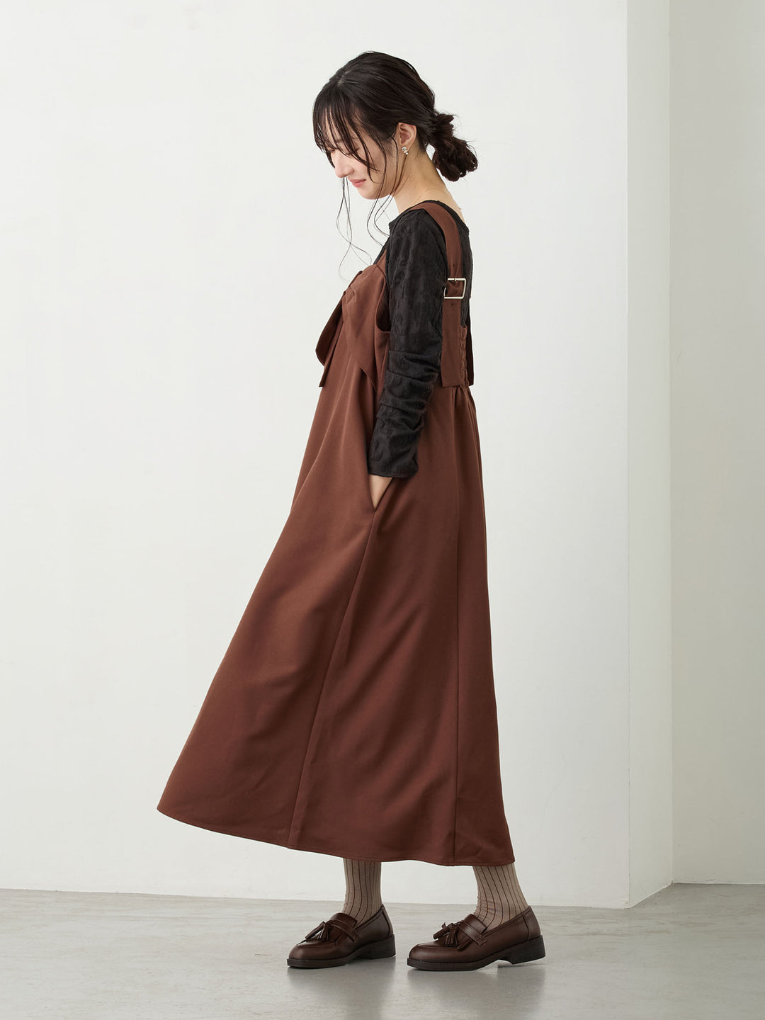 リボンジャンスカ Brown