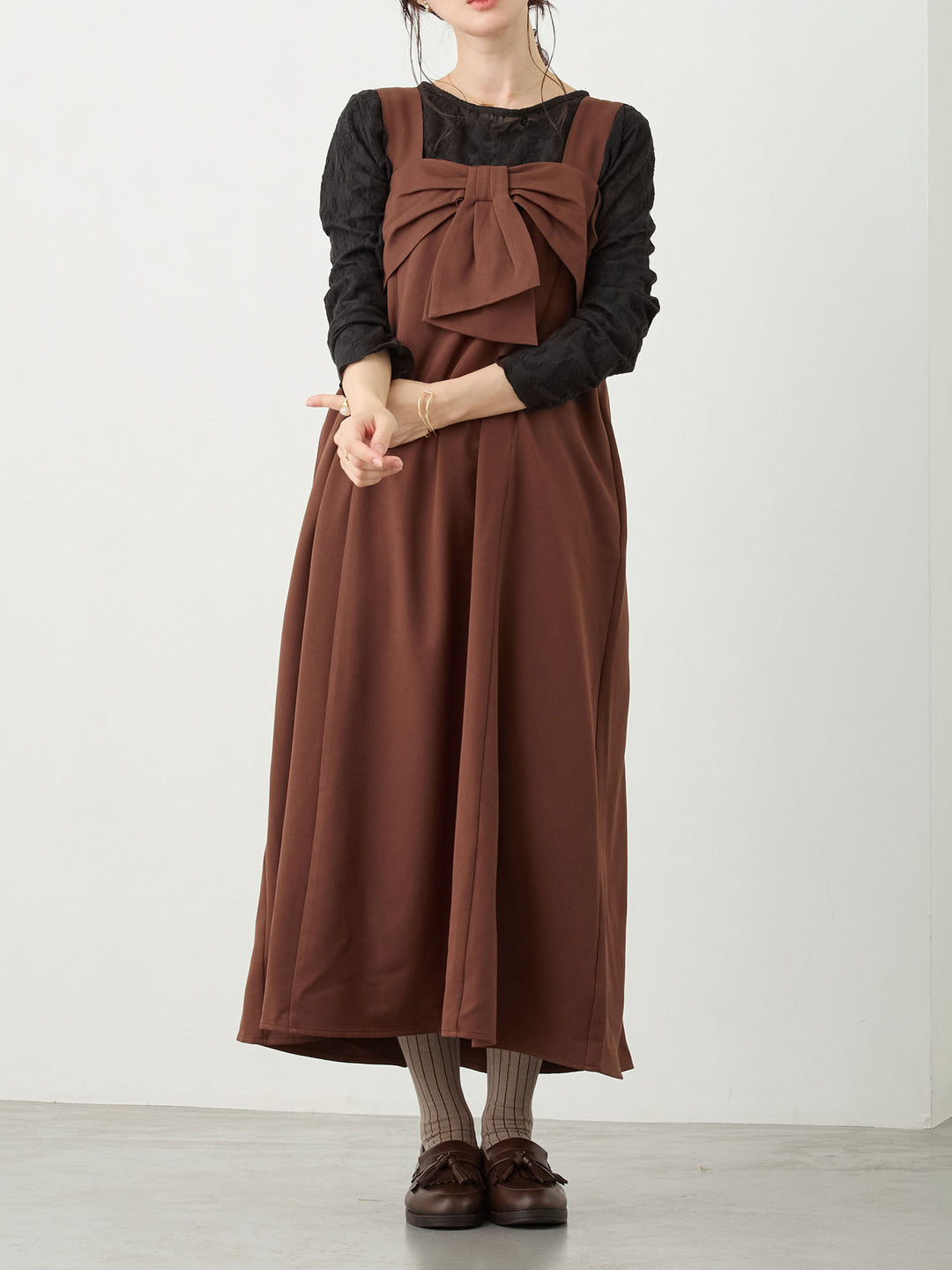 リボンジャンスカ Brown