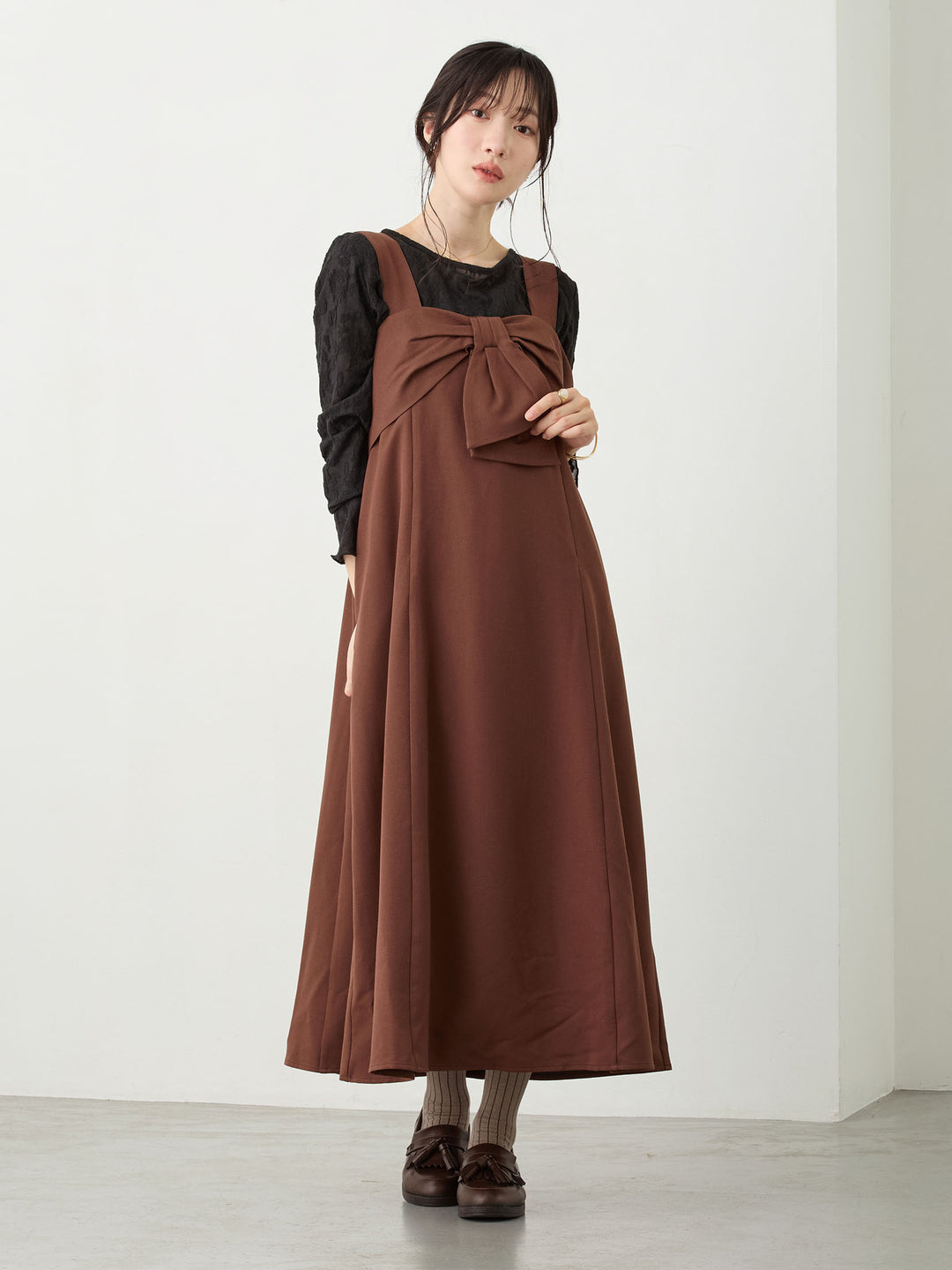 リボンジャンスカ Brown