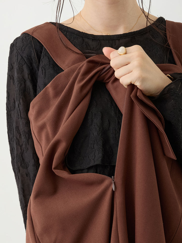 リボンジャンスカ Brown