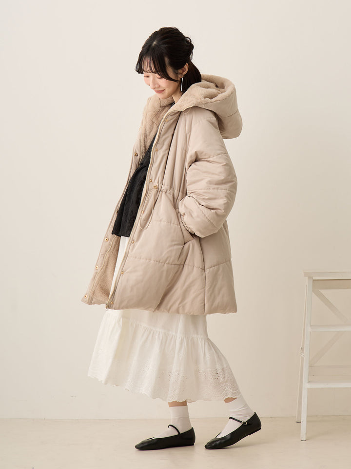 棉质蕾丝裙 白色