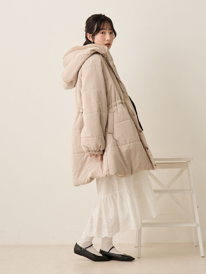 棉质蕾丝裙 白色