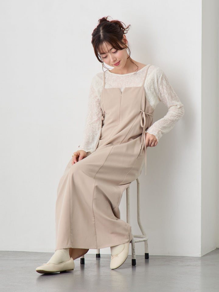 フラワージャガードトップス Ivory