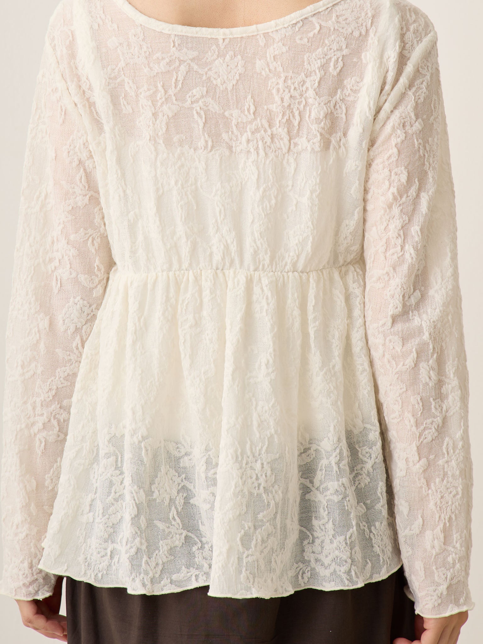 フラワージャガードトップス Ivory – honono for mom&baby