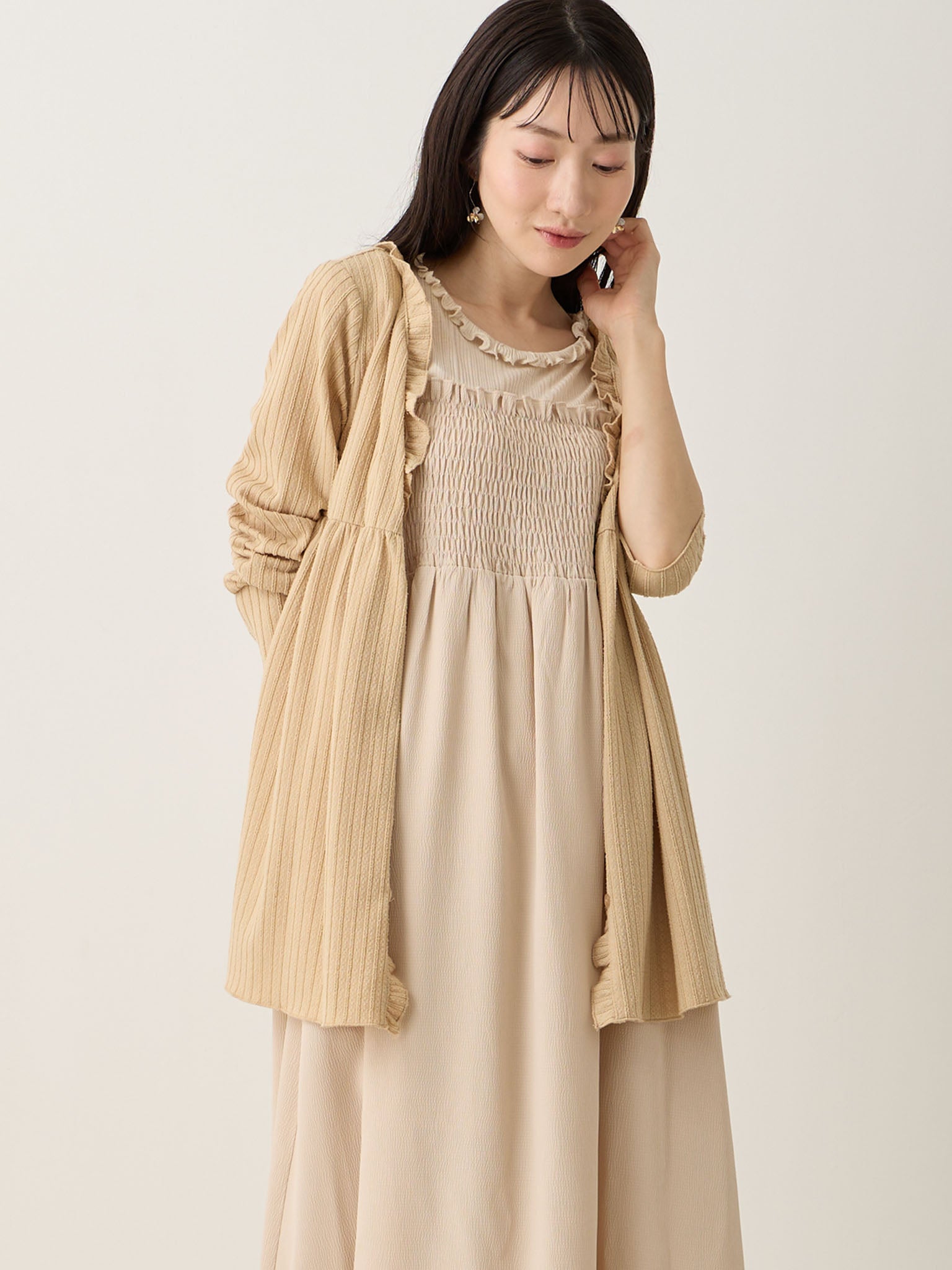 2wayカーディガン Beige – honono for mom&baby