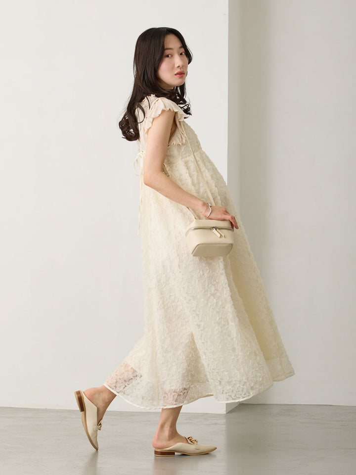 カシュクールレースキャミワンピース Ivory