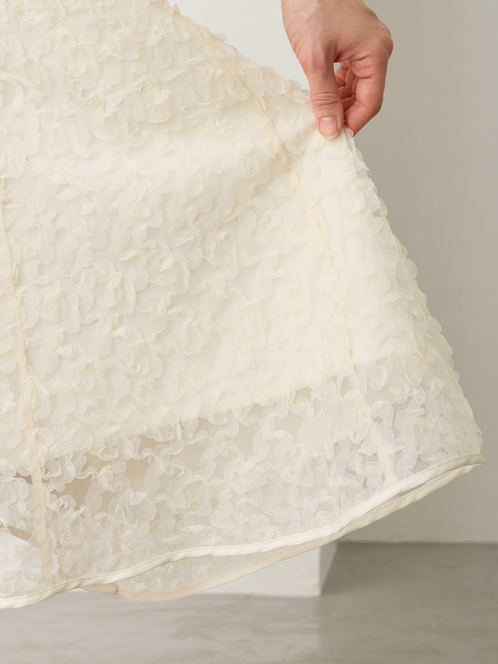 カシュクールレースキャミワンピース Ivory