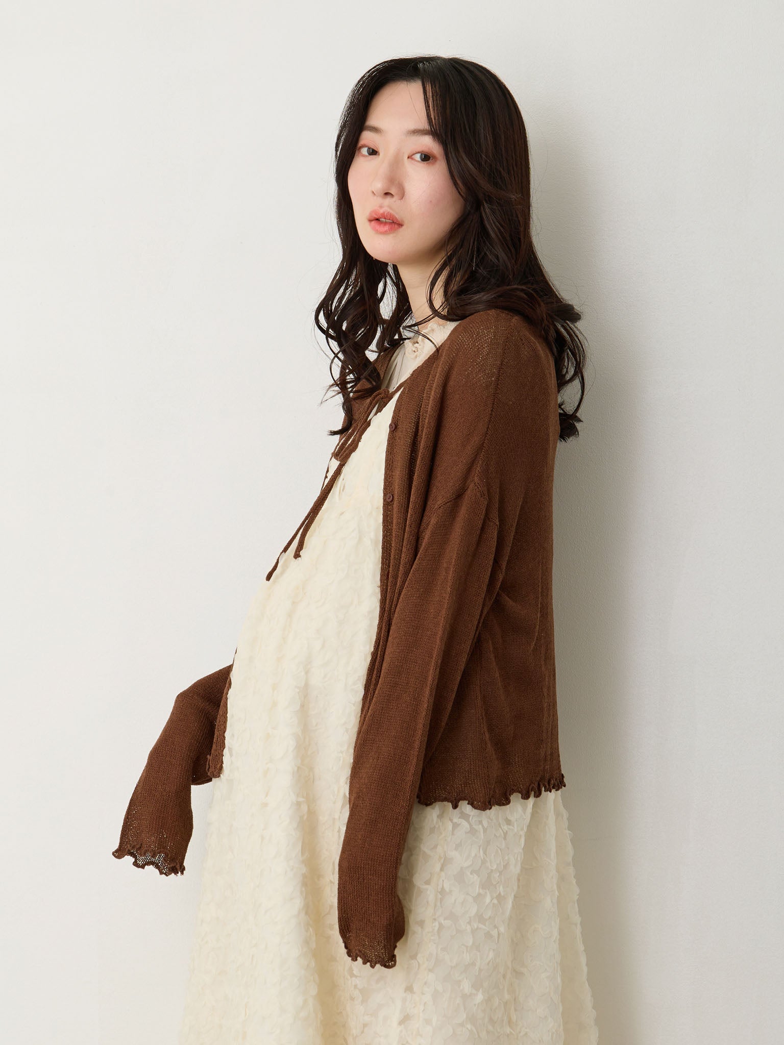 Summer Cardigan Brown