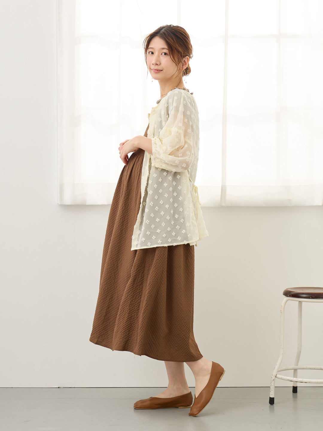 シアーチュニック Ivory