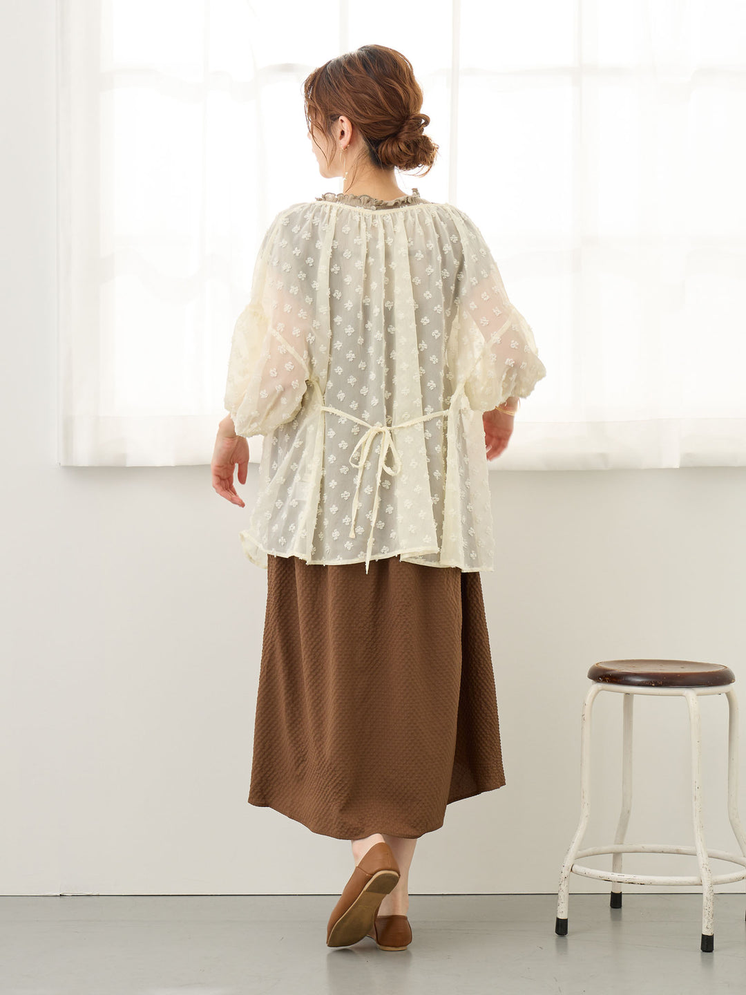 シアーチュニック Ivory