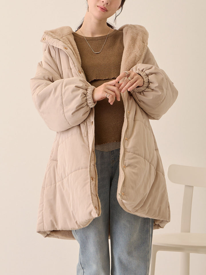 シンプル授乳ニット Brown