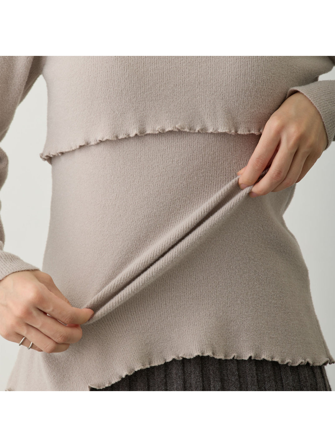 Simple Nursing Knit Ivory