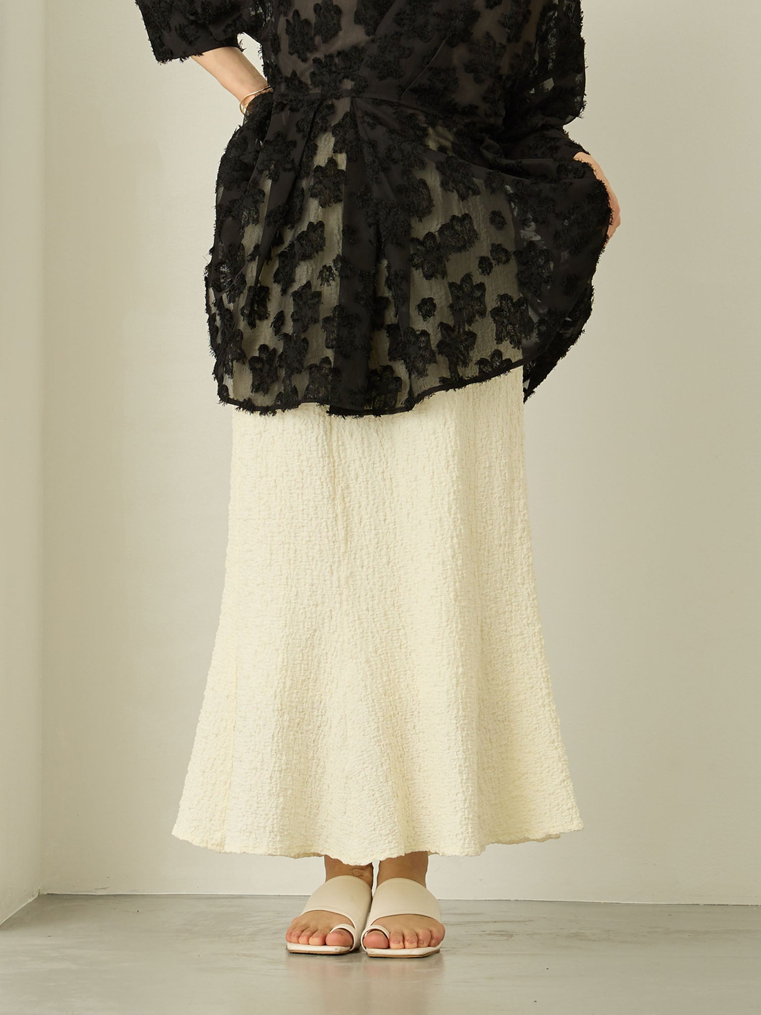 ストレッチマーメイドスカート Ivory – honono for mom&baby