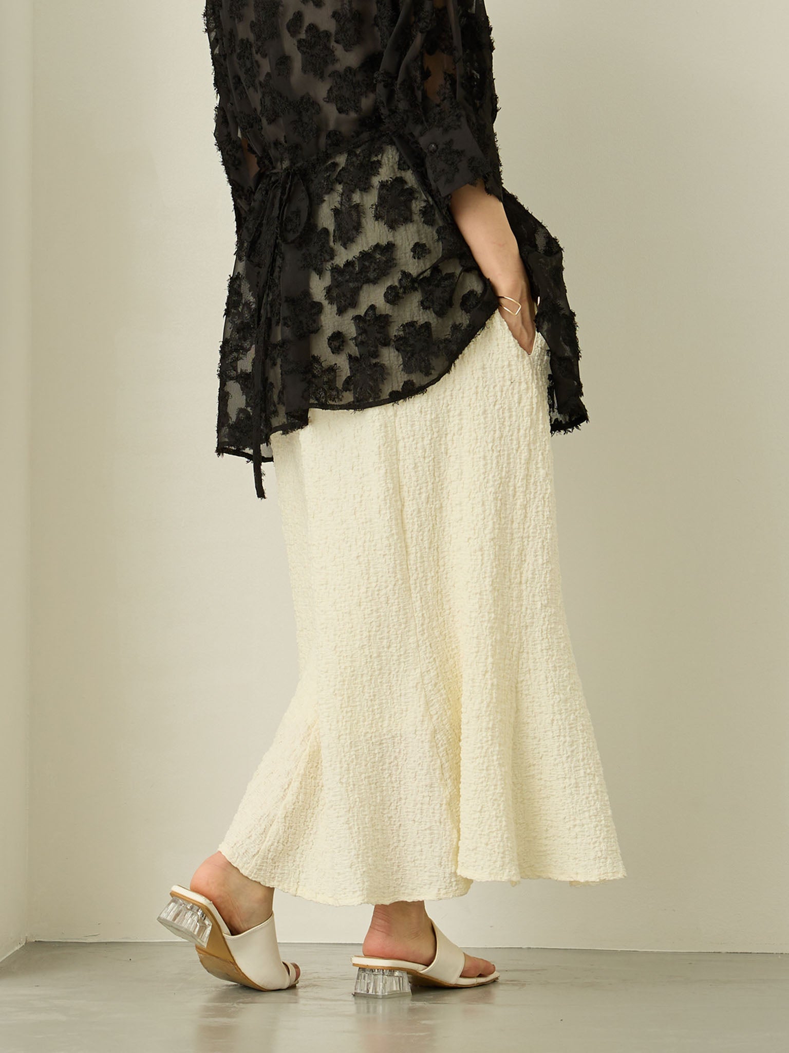 ストレッチマーメイドスカート Ivory – honono for mom&baby