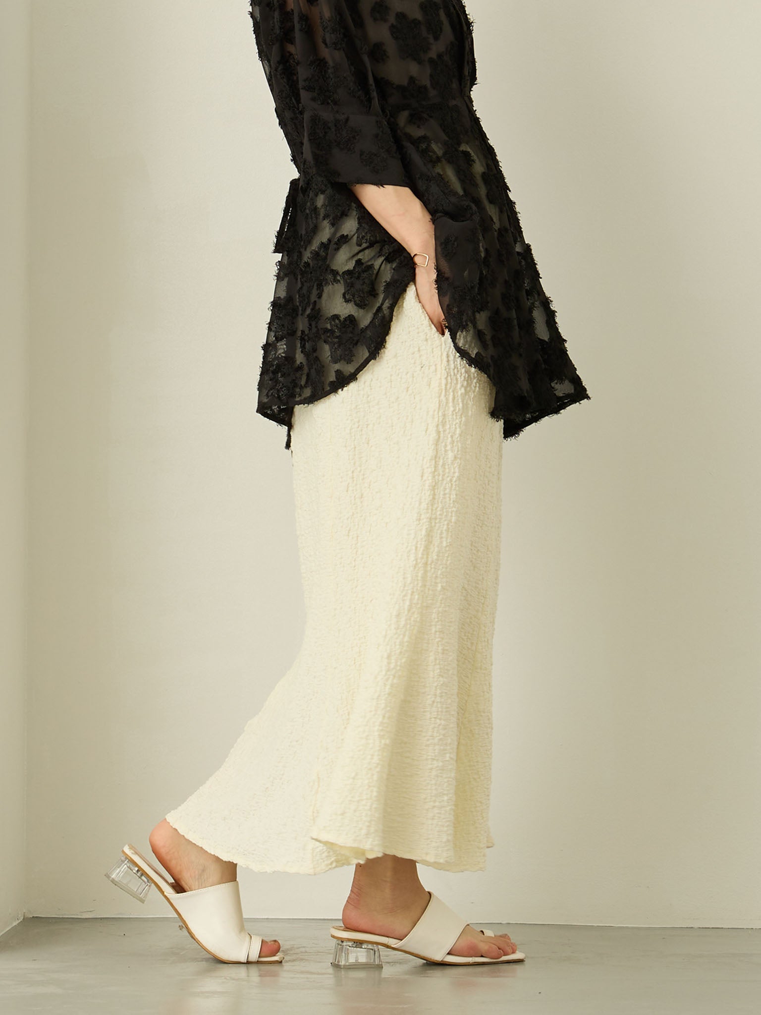 ストレッチマーメイドスカート Ivory – honono for mom&baby