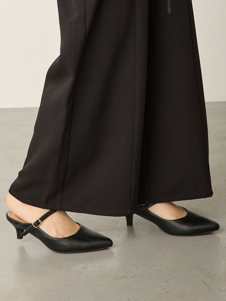 侧边蝴蝶结裤 灰色