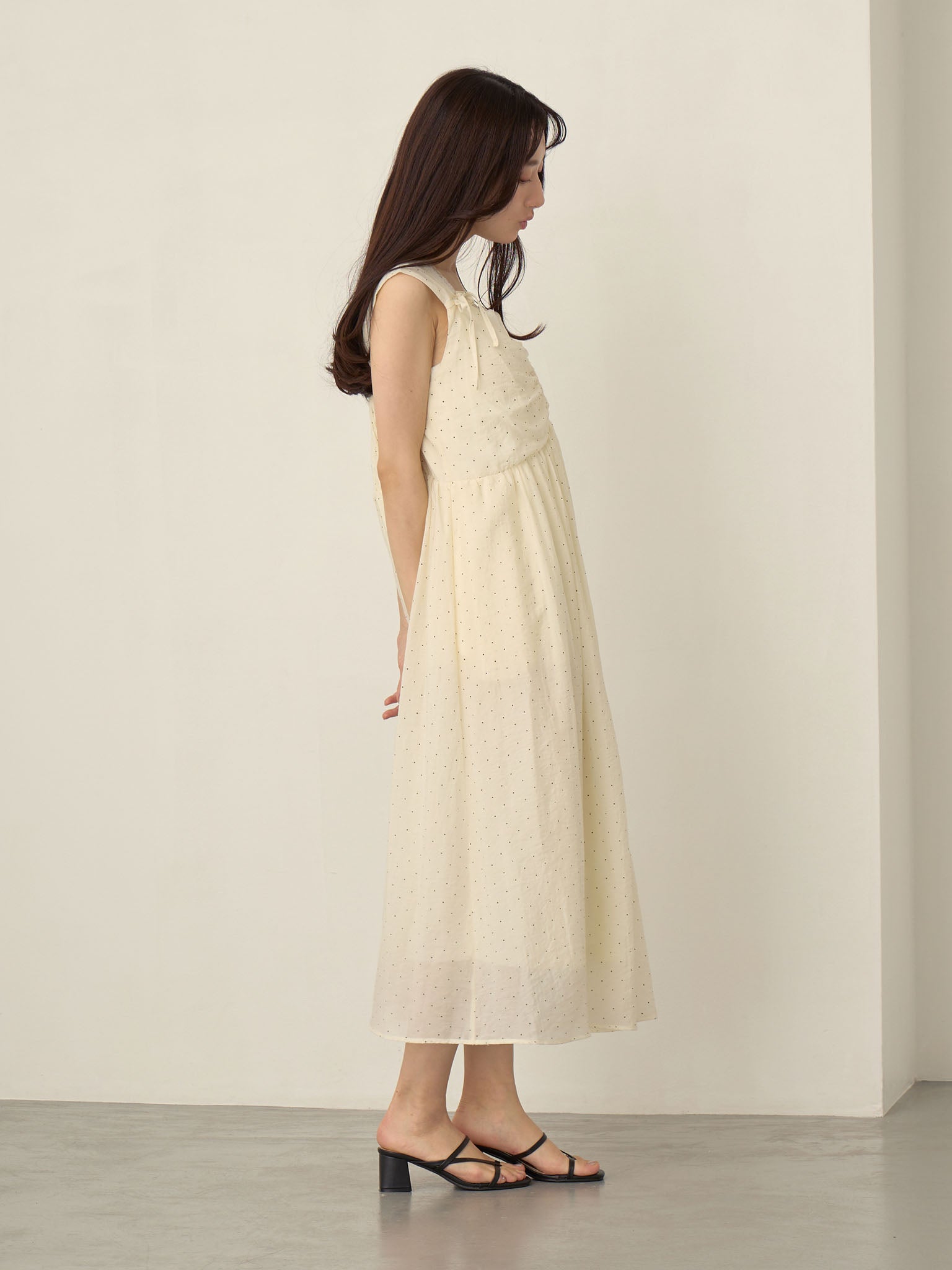 ドットキャミワンピカーディガンセット Ivory – honono for mom&baby