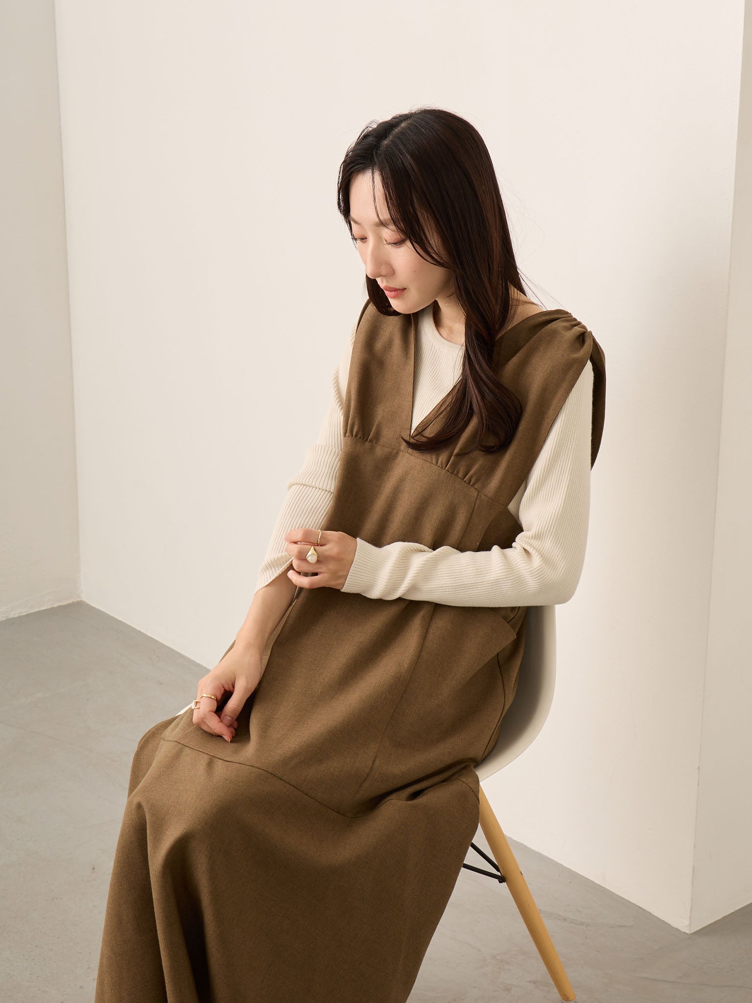 ツイードジャンパースカート Brown – honono for mom&baby