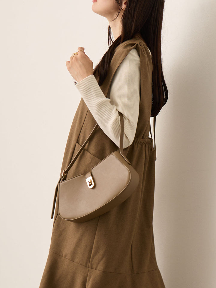 ツイードジャンパースカート Brown